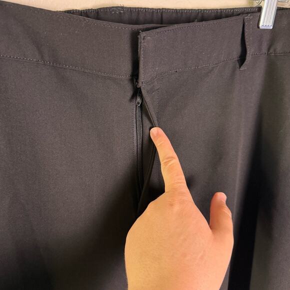 Torrid Black Wide Leg City Twill High Rise Pant 18R NWT 40740016 - Picture 5 of 15